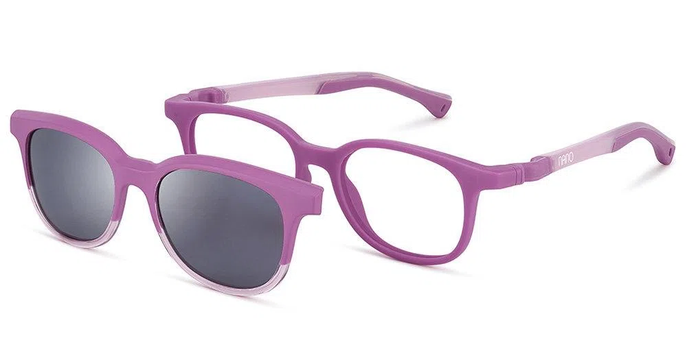 Nanovista PIXEL SC 3.0 Eyeglasses - CLIP PIXEL SC 3.0 PURPLE LILAC W/CLIP - view 12